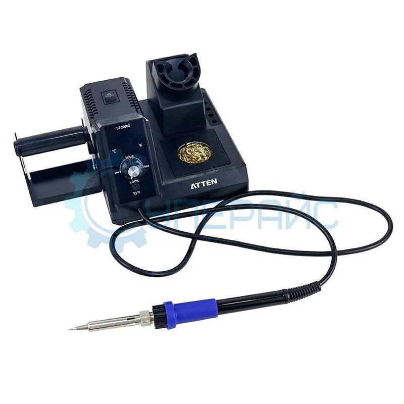 Паяльная станция ATTEN ST-2090D с держателем проволоки для пайки фото 1