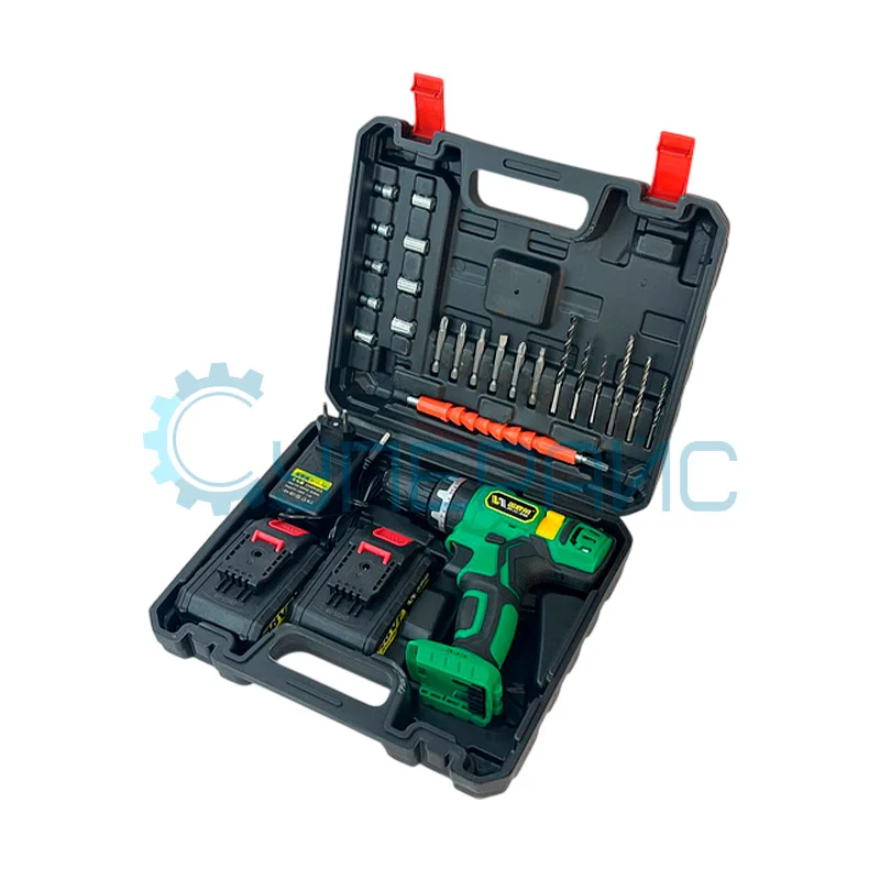 Ударный шуруповерт JLJ BS001-48VF с двумя аккумуляторами и кейсом фото 2