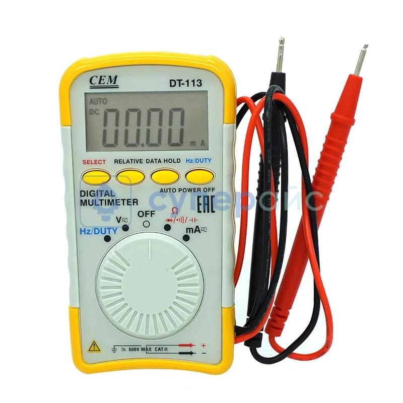 Портативный мультиметр CEM DT-113 фото 1