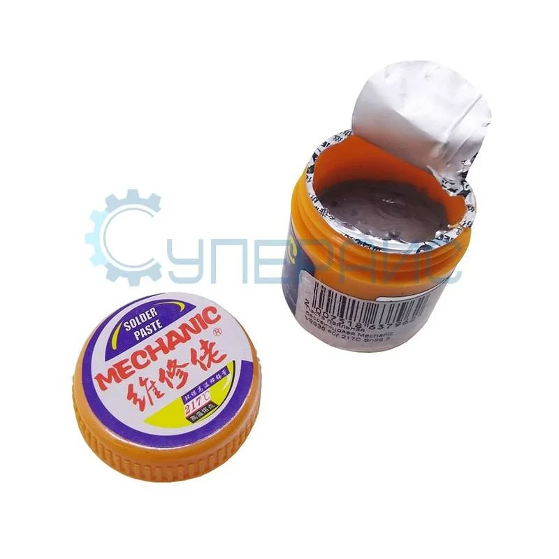 Бессвинцовая паяльная паста MECHANIC V8S35 (60 г, в банке) фото 1