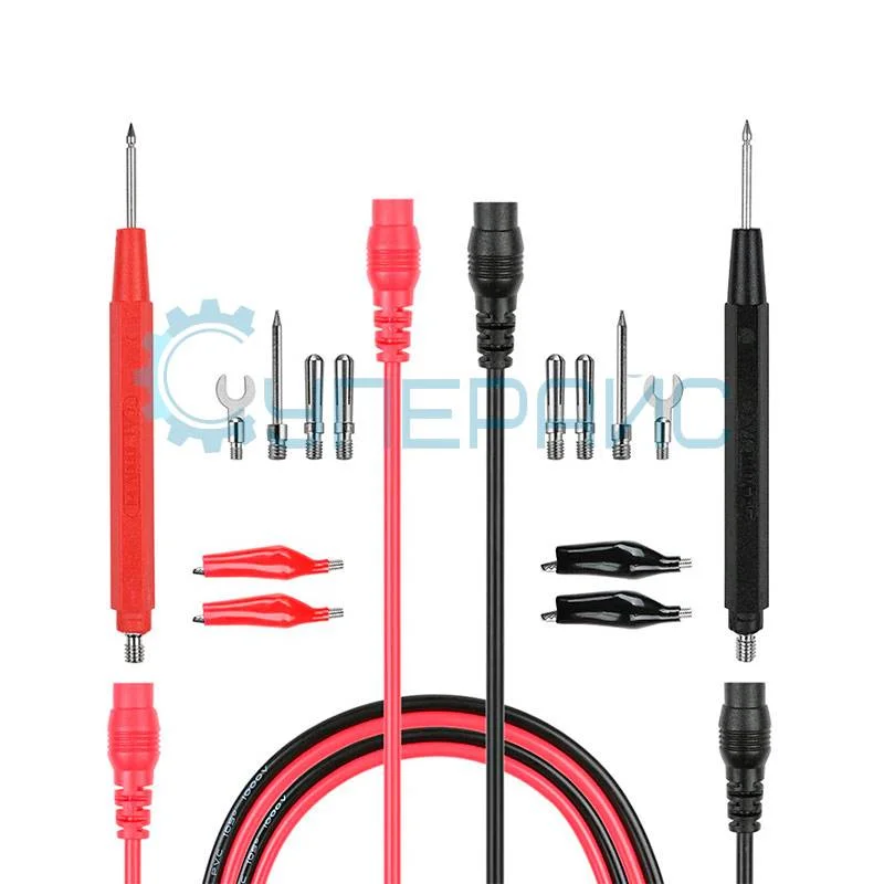 Набор щупов для мультиметров ANENG со сменными окончаниями фото 2