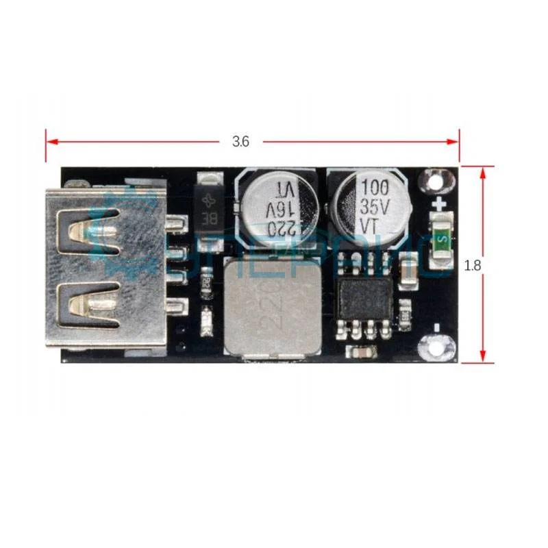 USB модуль зарядки MH-KC24 с поддержкой QC 3.0/2.0 фото 6