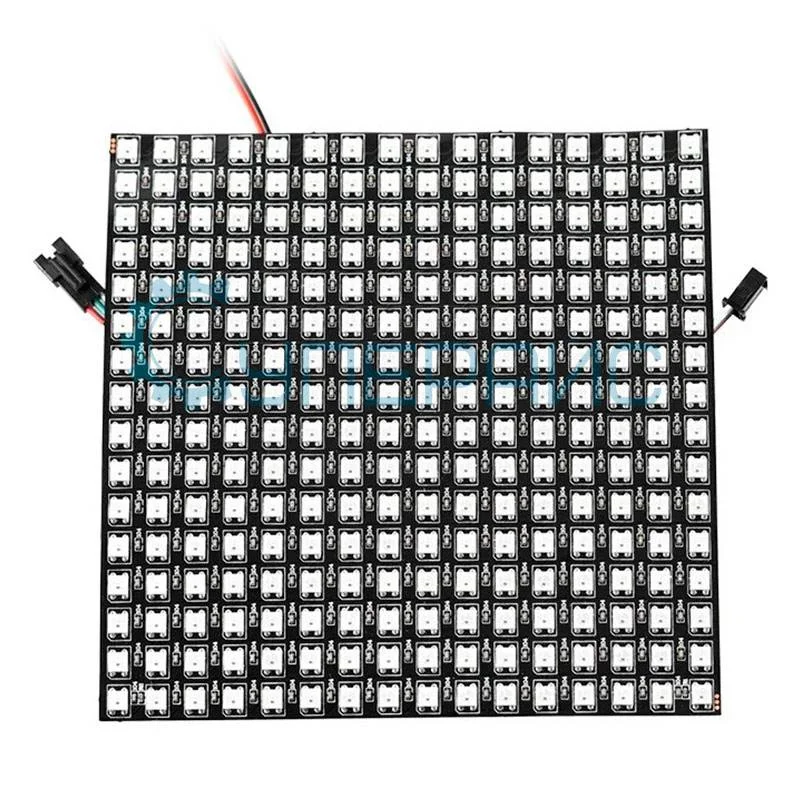 Адресная гибкая светодиодная матрица 16x16 на базе WS2812B фото 2