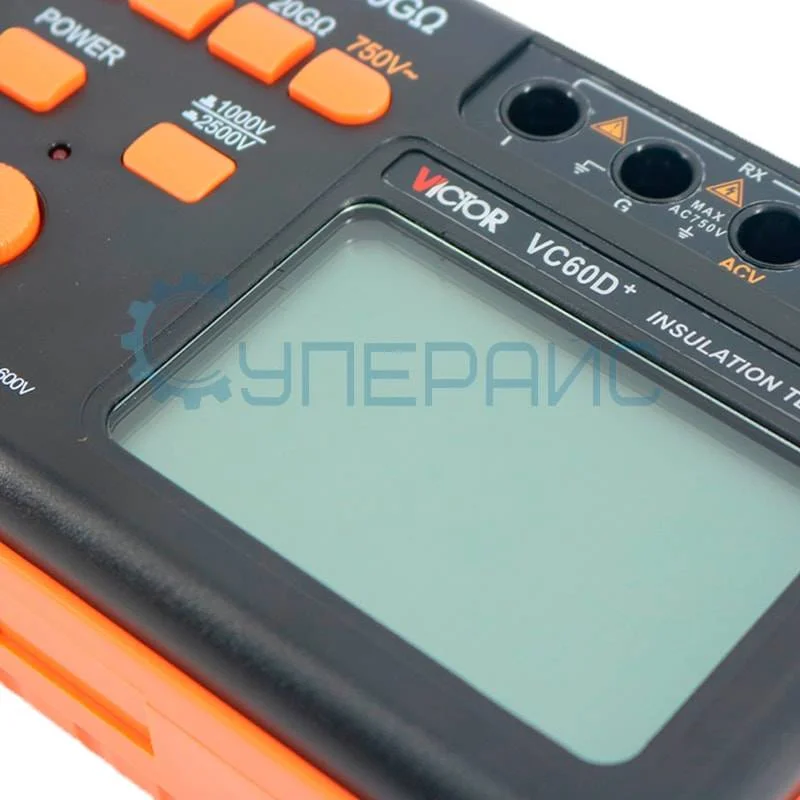 Устройство измерения сопротивления изоляции линий VICTOR VC60D+ фото 2