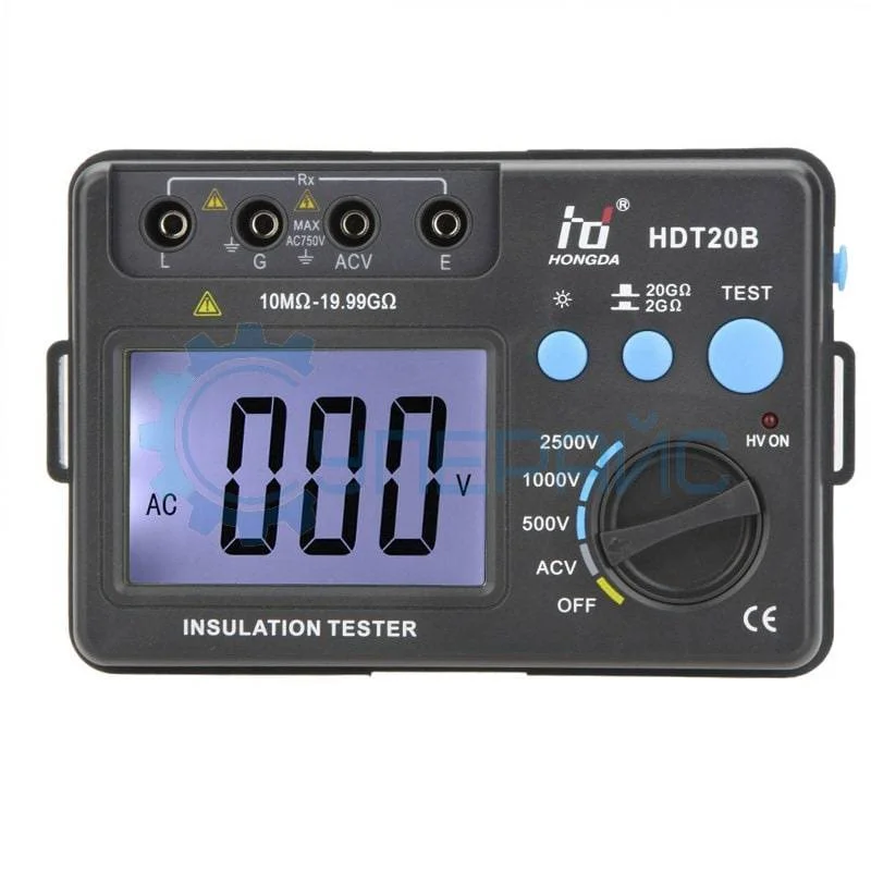 Электронный мегаомметр Hongda HDT20B фото 1