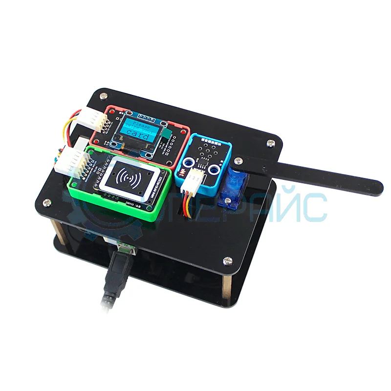 Набор для сборки замка с RFID ключом, совместимый с Arduino фото 1