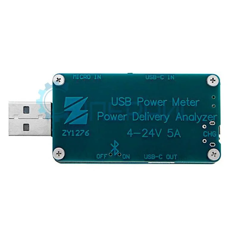 Цифровой USB тестер YZXStudio ZY1276 с Bluetooth фото 4