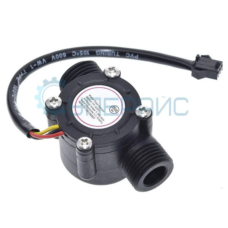 Датчик расхода воды YF-S201 фото 1