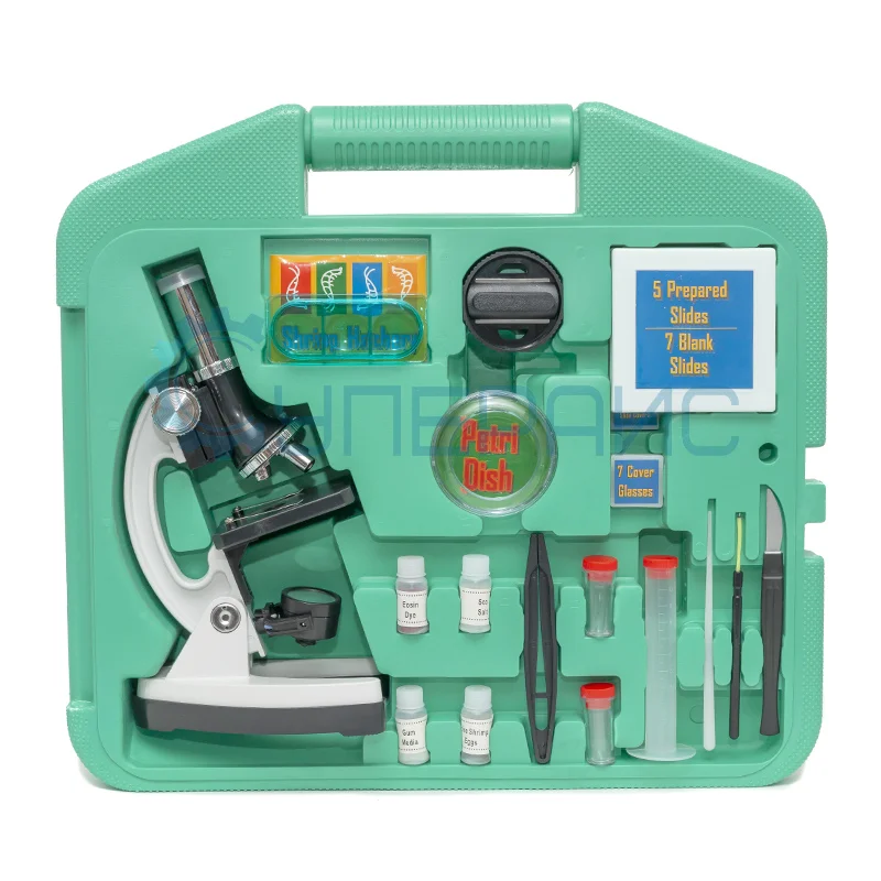 Детский микроскоп в кейсе Supereyes MyLab M10, 100x-1200x фото 8