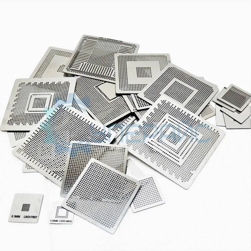 Набор BGA трафаретов для реболлинга 545 шт. фото 1