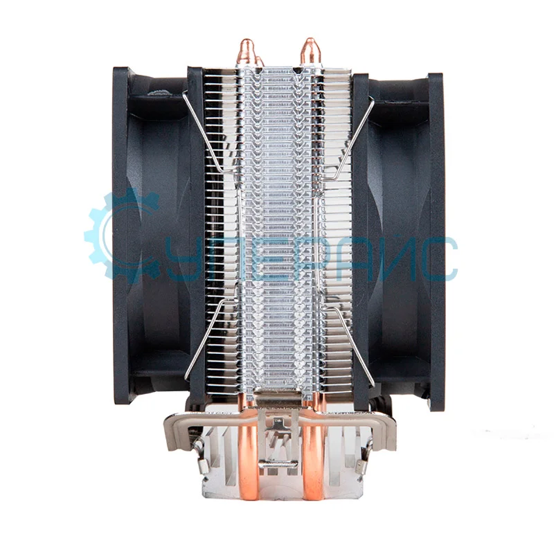 Кулер HUANANZHI A400, 2 вентилятора,1800 об/мин, подсветка фото 3