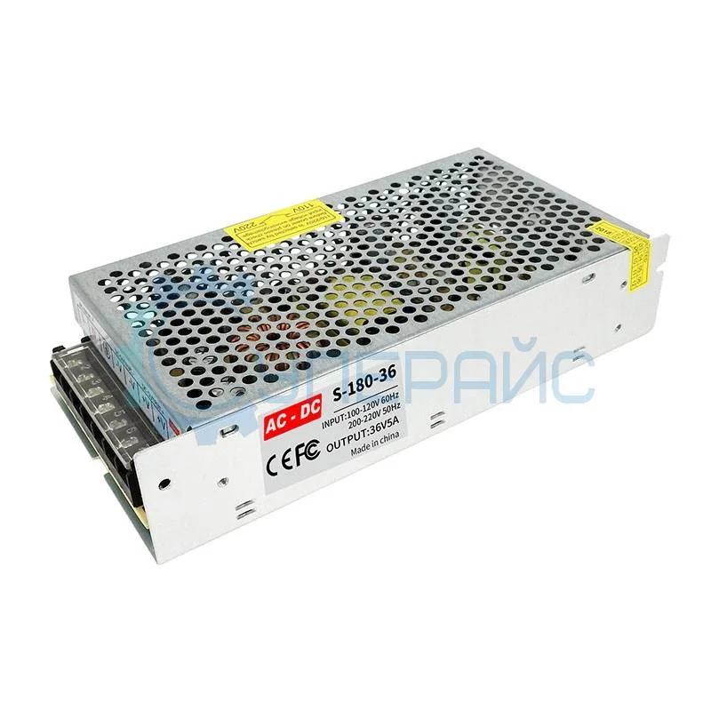 Импульсный источник питания S-180-36 (36В, 5А) фото 1