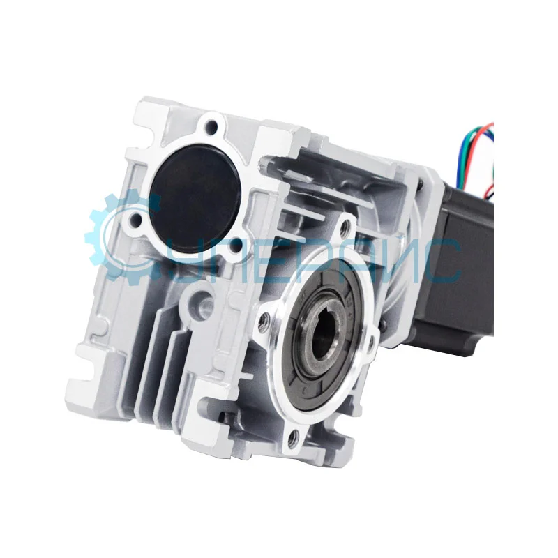 Двигатель шаговый с червячным редуктором UMot 57HS5417 (1:7,5) NEMA 23 фото 3