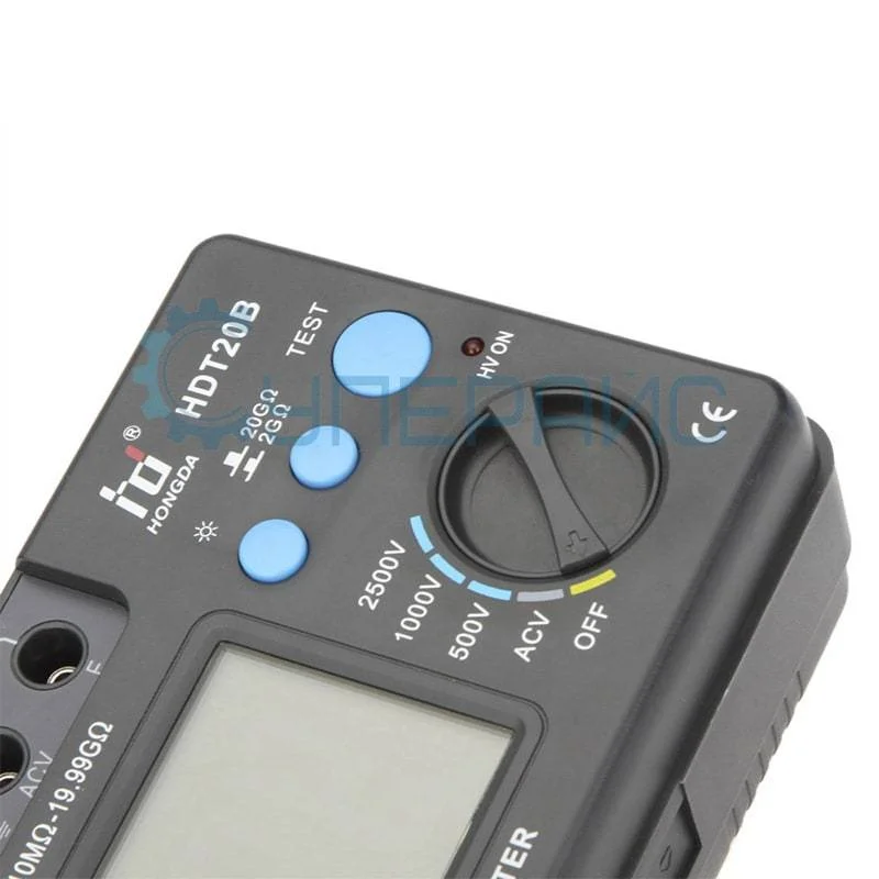 Электронный мегаомметр Hongda HDT20B фото 4
