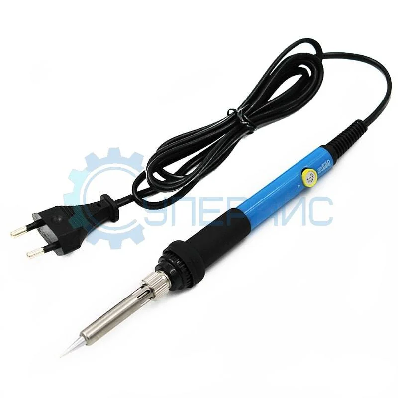 Электрический паяльник T60 с набором жал (60 Вт) фото 1