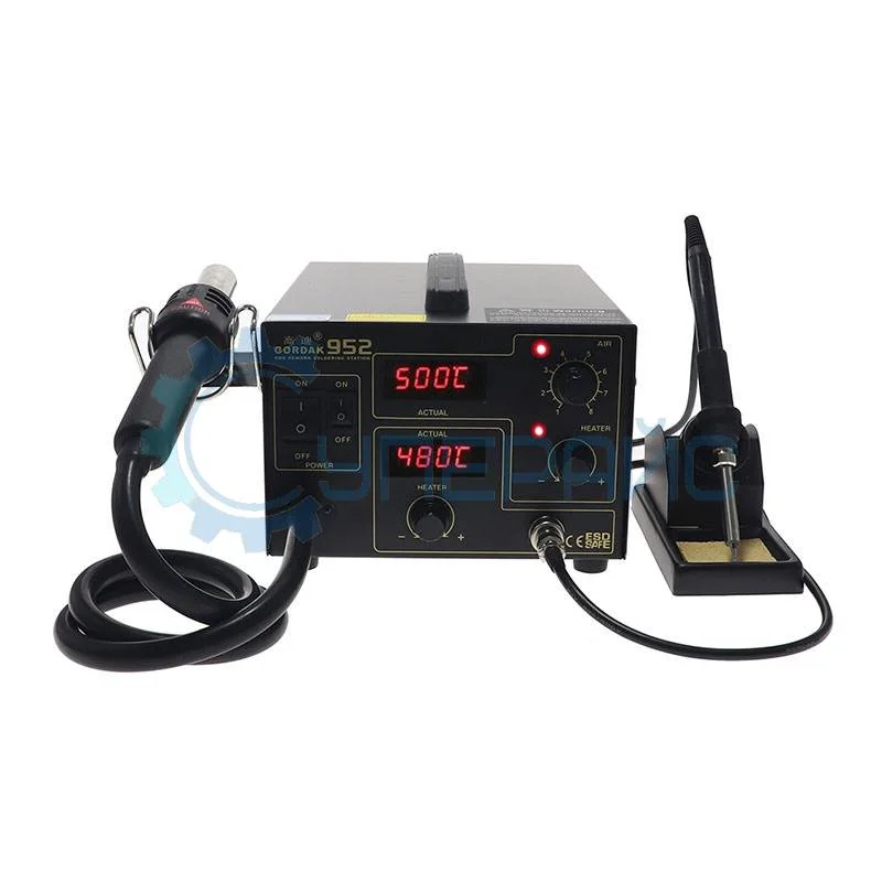 Цифровая термовоздушная паяльная станция GORDAK 952 фото 1
