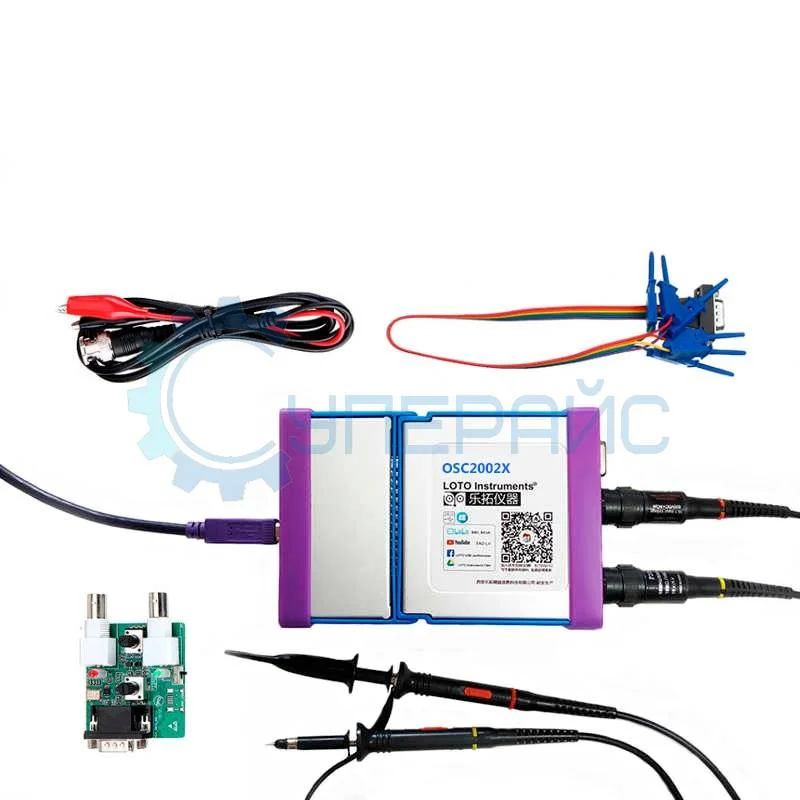 USB осциллограф LOTO OSC2002X с генератором сигналов и логическим анализатором фото 1