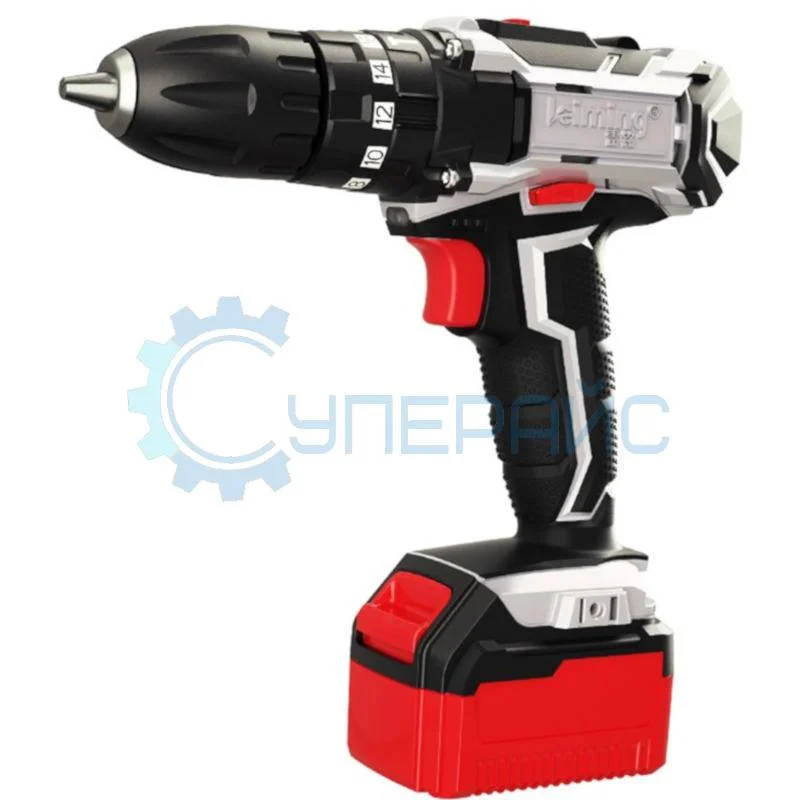 Дрель-шуруповерт Leiming DW02-10B с набором насадок фото 1