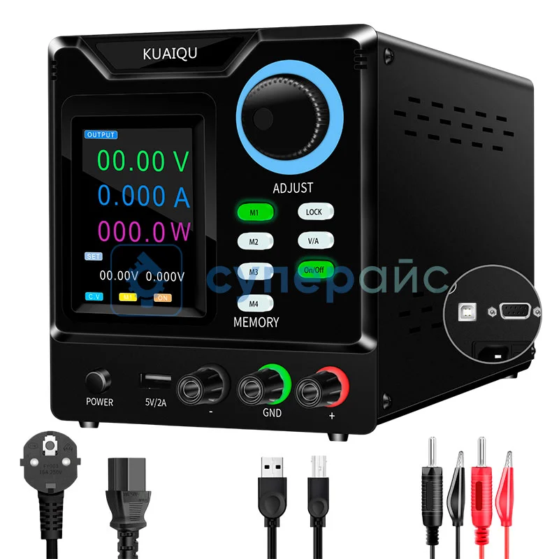 Лабораторный источник питания KUAIQU SPPS-D10001-232 фото 1