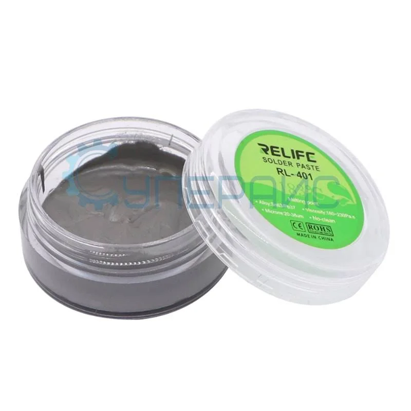 Паяльная паста для BGA RELIFE RL-401 (30 г, в банке) фото 5