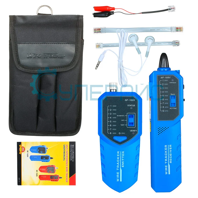 Портативный кабельный тестер Noyafa NF-168V с VFL фото 5