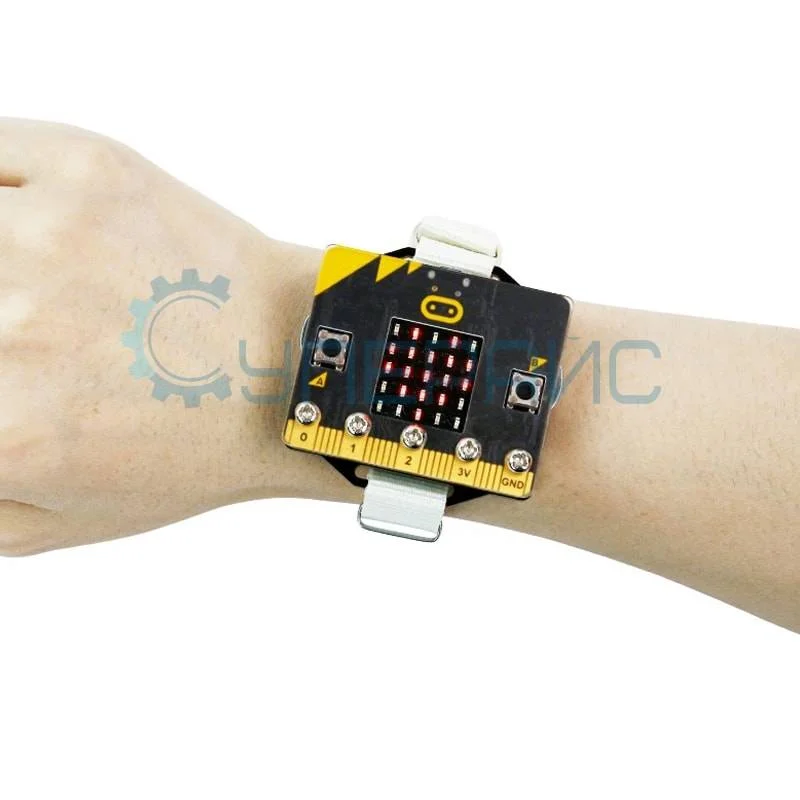 Электронные наручные часы Yahboom Wrist:bit, совместимые с BBC micro:bit фото 2