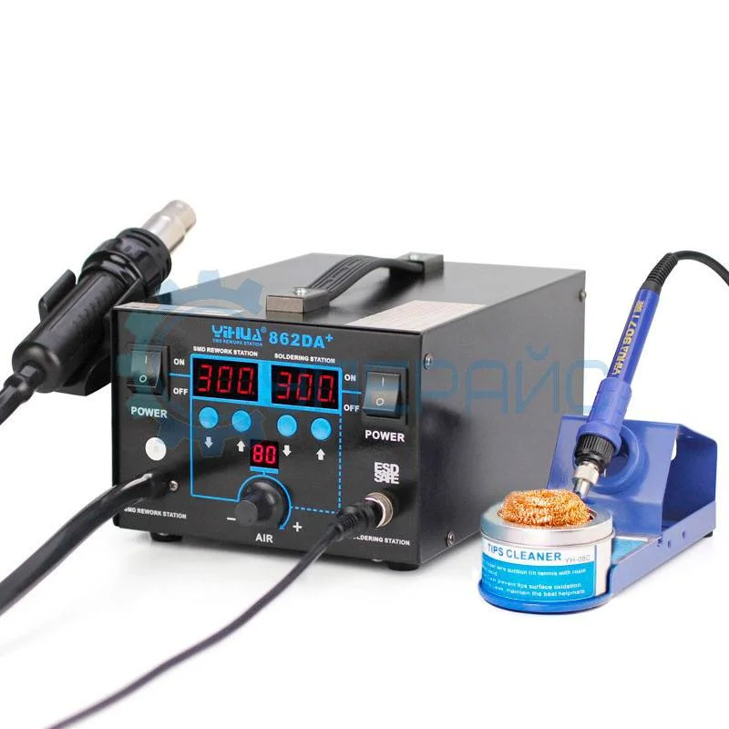 Паяльная станция YIHUA 862DA+ для SMD компонентов фото 1