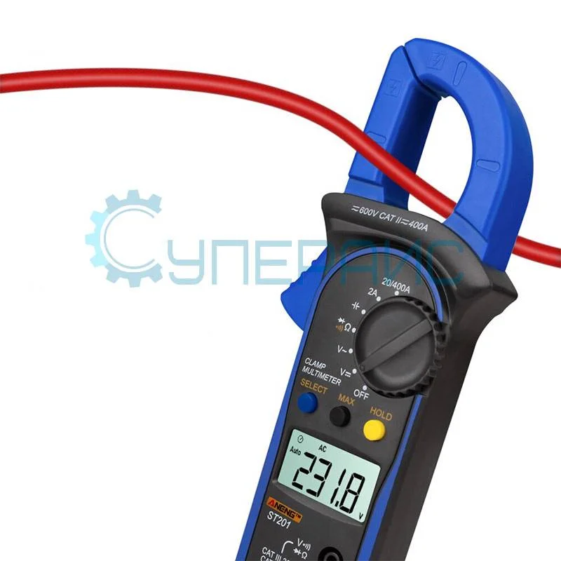 Цифровые клещи (амперметр) переменного тока ANENG ST201 фото 5