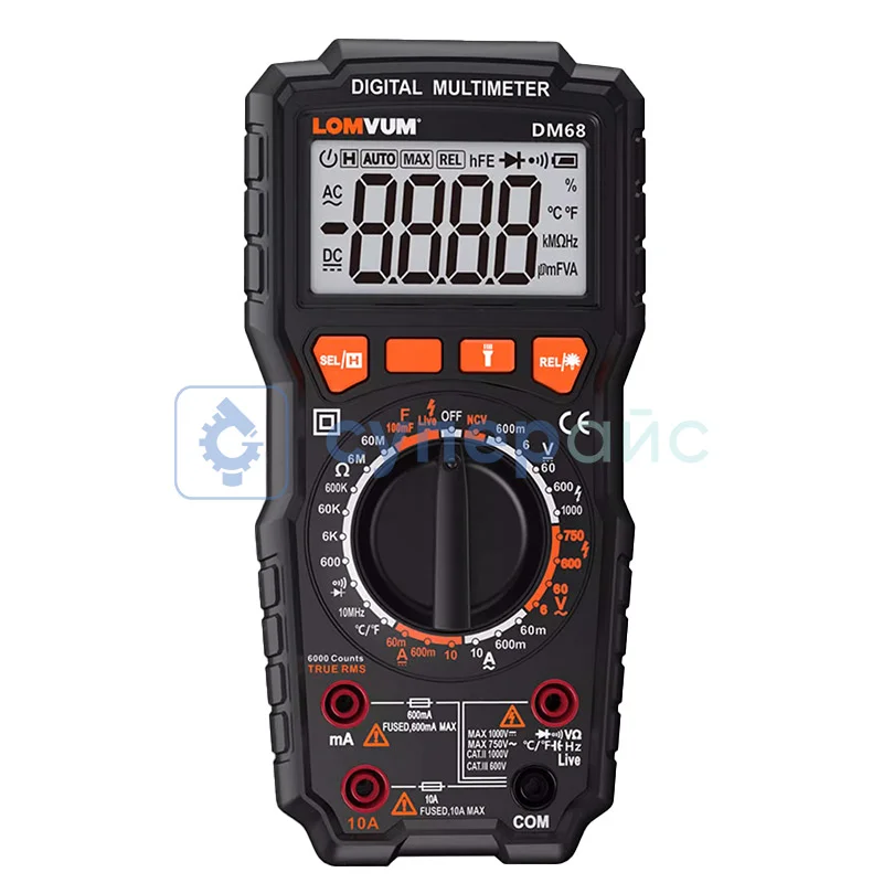 Многофункциональный мультиметр Lomvum DM68 фото 2