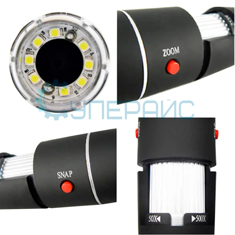 Цифровой USB микроскоп 1000X фото 2