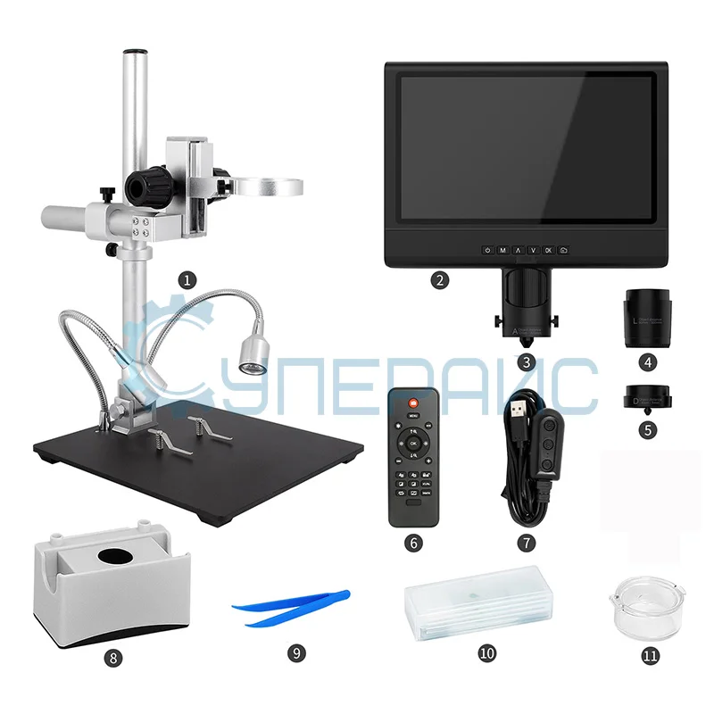 Электронный микроскоп Andonstar AD249M для пайки с ЖК-дисплеем фото 9