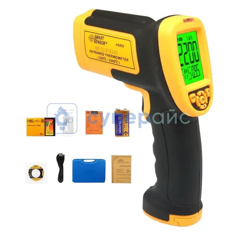 Профессиональный пирометр SMART SENSOR AS882A фото 3
