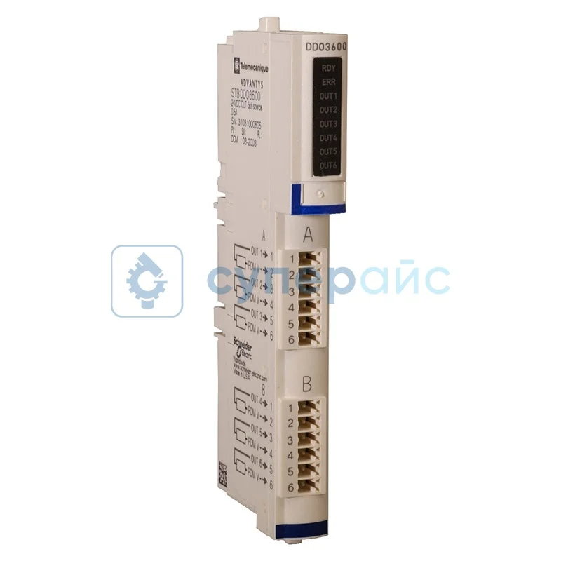 6-канальный модуль выходов Schneider Electric STBDDO3600K фото 1
