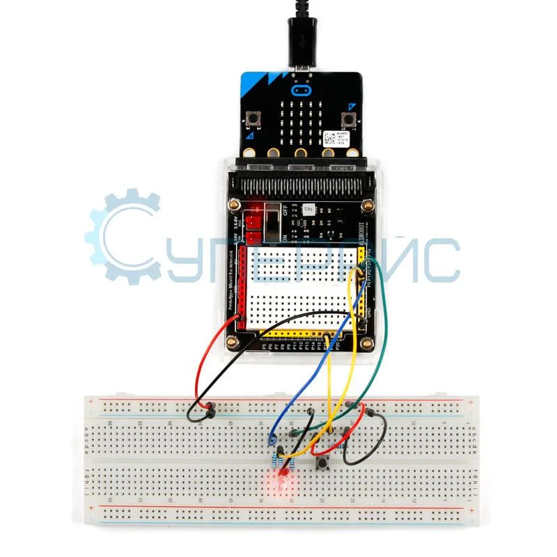 Базовый набор для робототехники micro:bit Alsrobot Getting Started фото 4