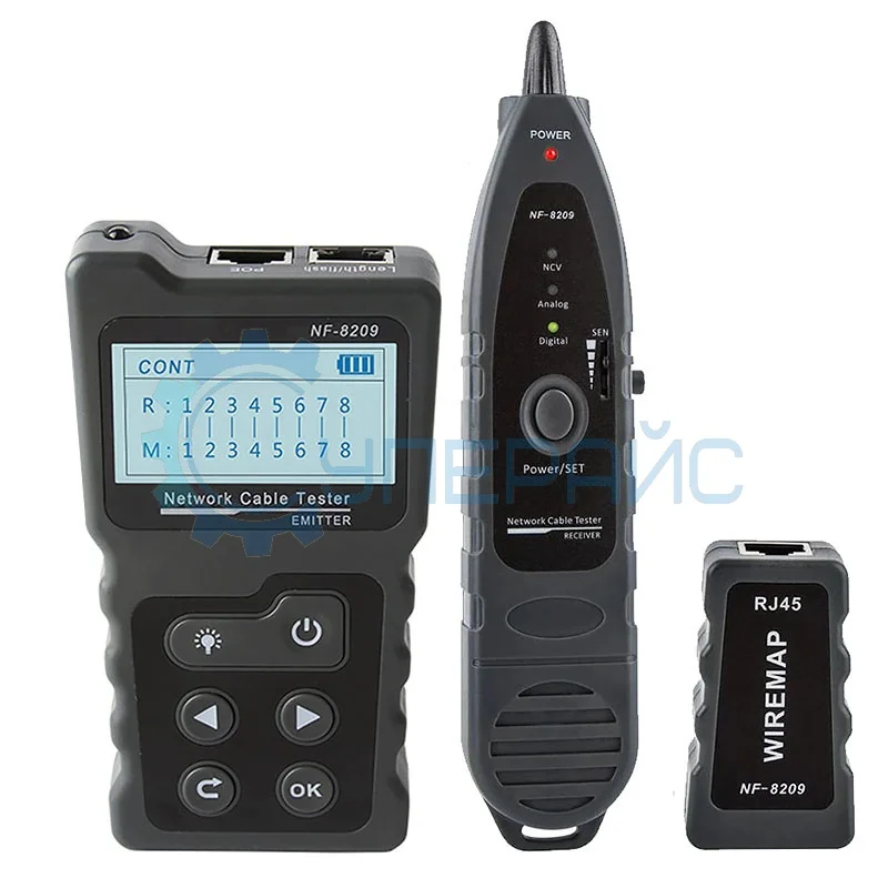 Сетевой кабельный PoE тестер Noyafa NF-8209 фото 1