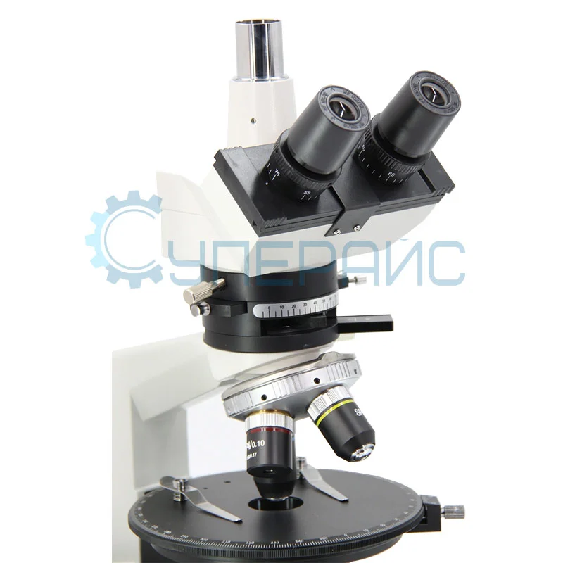 Тринокулярный микроскоп Opto-Edu A15.1017-T поляризационный фото 8