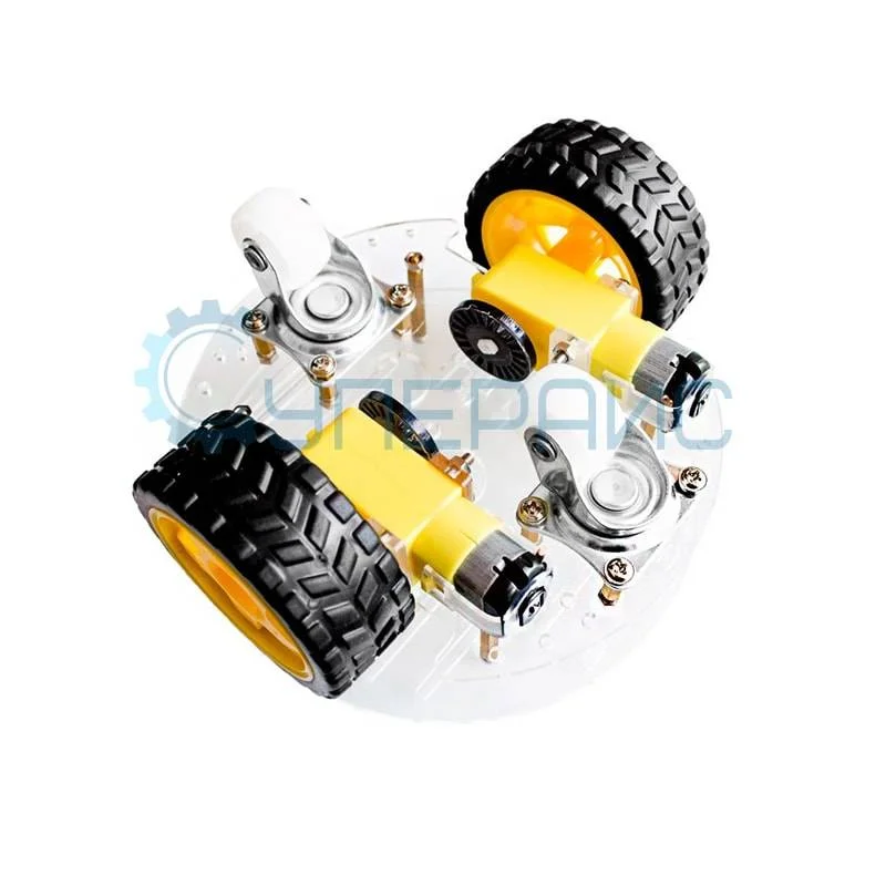 Шасси для робота 2WD круглое 2-х моторное для Arduino фото 2