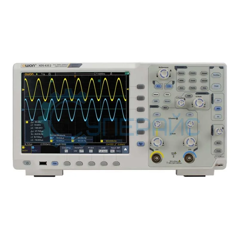 Цифровой осциллограф OWON XDS4352 (2 канала, 350 МГц) фото 1