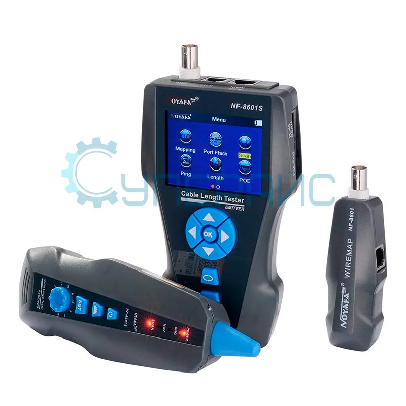Кабель-тестер Noyafa NF-8601S, английский интерфейс фото 1