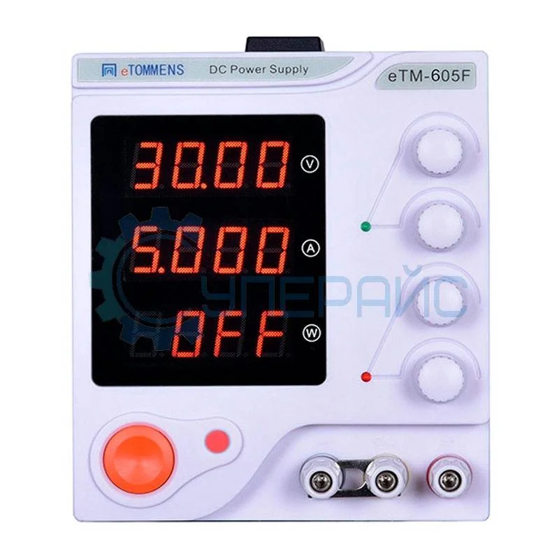 Лабораторный источник питания eTOMMENS eTM-605F (60В, 5А) фото 1