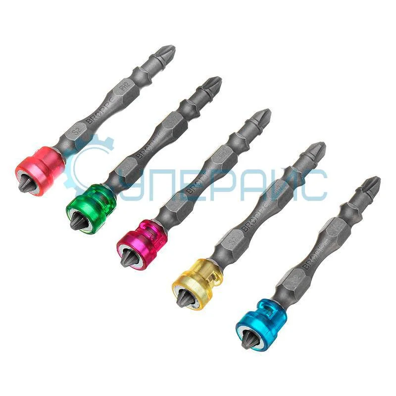 Набор крестовых бит BROPPE PH2 5 шт фото 3