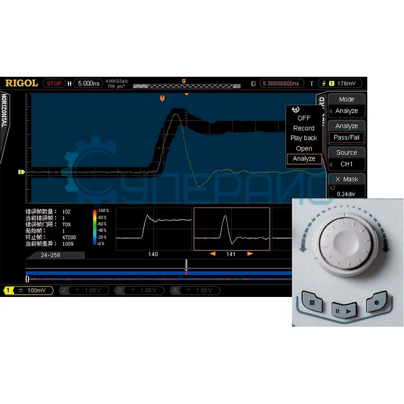 Четырехканальный цифровой осциллограф RIGOL DS4014E фото 5