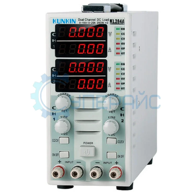 Электронная нагрузка KUNKIN KL284A с мощностью 400 Вт фото 1