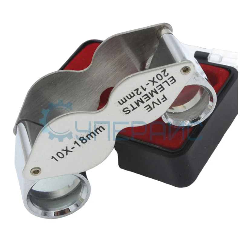 Ювелирная лупа-триплет (10x-20x) фото 3