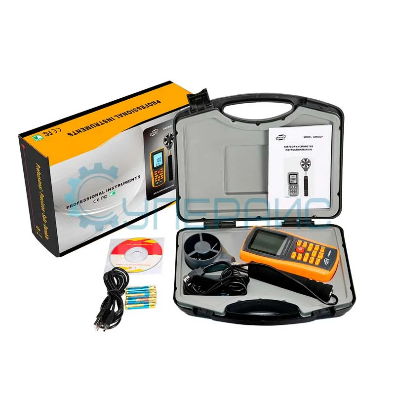 Прибор для измерения скорости ветра Benetech GM8902+ фото 4