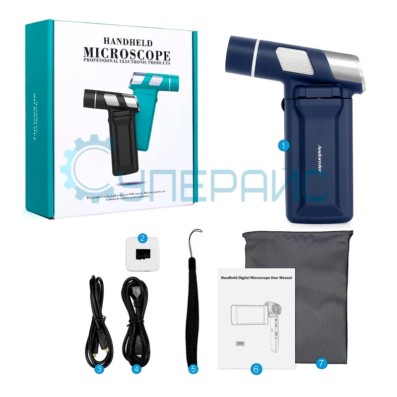Микроскоп ручной портативный Andonstar AD203S фото 7