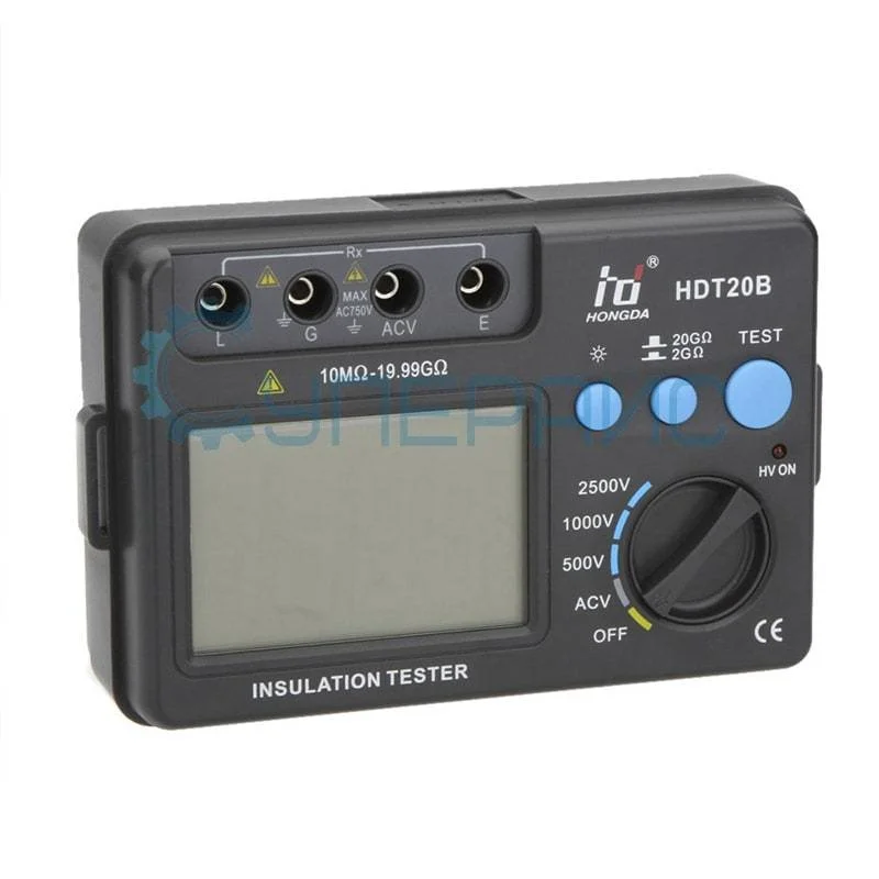 Электронный мегаомметр Hongda HDT20B фото 3