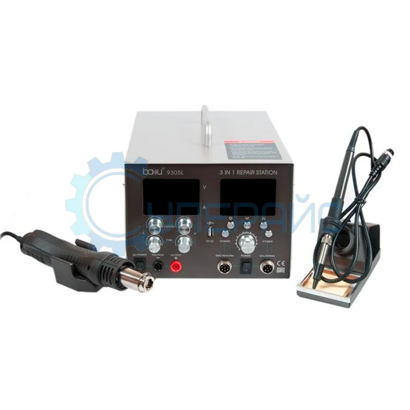 Станция для пайки Baku BA-9305L с блоком питания, 900 Вт фото 1