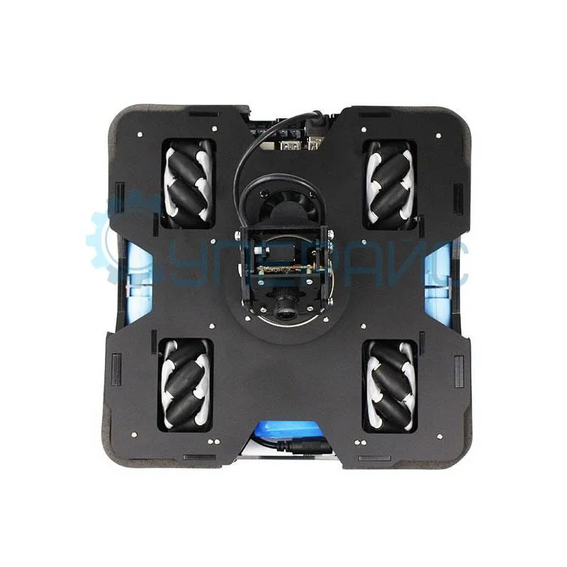 Набор для сборки робота на меканум-колёсах Yahboom Raspblock AI Smart Car на базе Raspberry Pi 4B (2 ГБ) фото 4