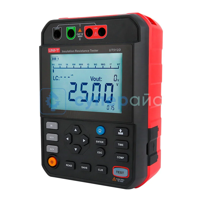 Тестер сопротивления изоляции UNI-T UT512D фото 1